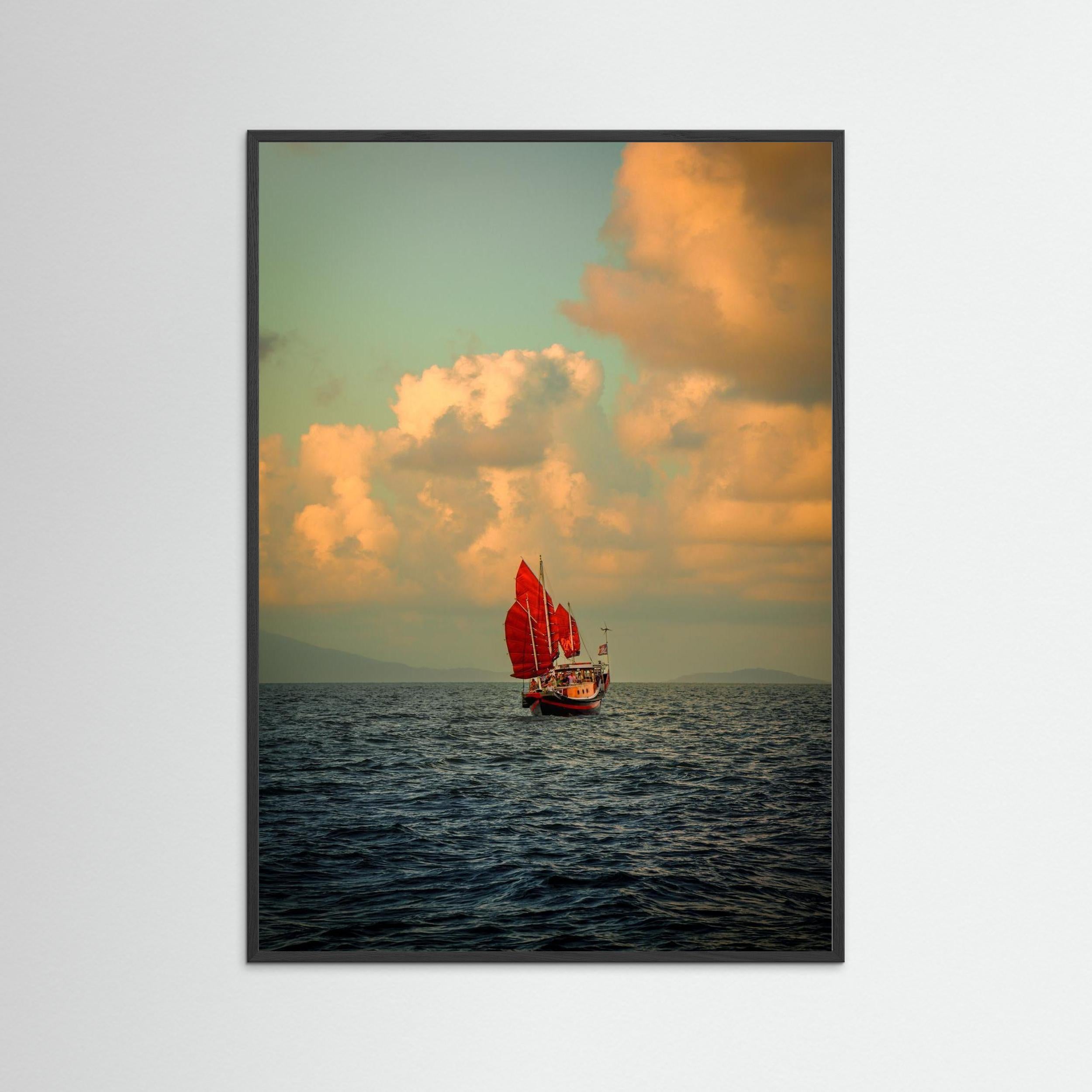 A Red Sail in a Painted Sky - Port Douglas 2024