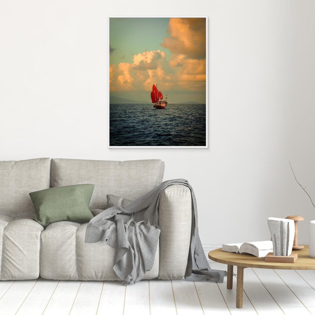 A Red Sail in a Painted Sky - Port Douglas 2024